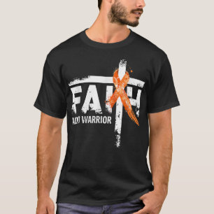 Faith ADHD Awareness Orange Ribbon Christlich Cros T-Shirt