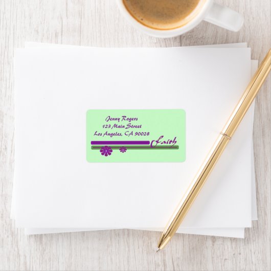 Faith Adressaufkleber (Insitu)