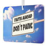 'Faith Ahead' Car Air Freshener Autolufterfrischer (Links)