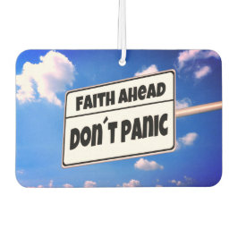 'Faith Ahead' Car Air Freshener Autolufterfrischer