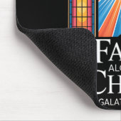 Faith Alone In Christ Cross Galatians 2_20 Mousepad (Ecke)