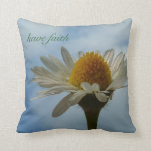 Faith and Daisy Throw Pillow Kissen