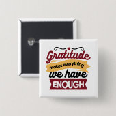 Faith and Gratitude Artwork – Uplifting Christian  Button (Vorne & Hinten)
