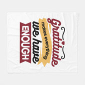 Faith and Gratitude Artwork – Uplifting Christian Fleecedecke (Vorderseite (Horizontal))