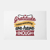 Faith and Gratitude Artwork – Uplifting Christian  Fußmatte (Vorderseite)