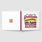 Faith and Gratitude Artwork – Uplifting Christian Gästebuch (Voll)