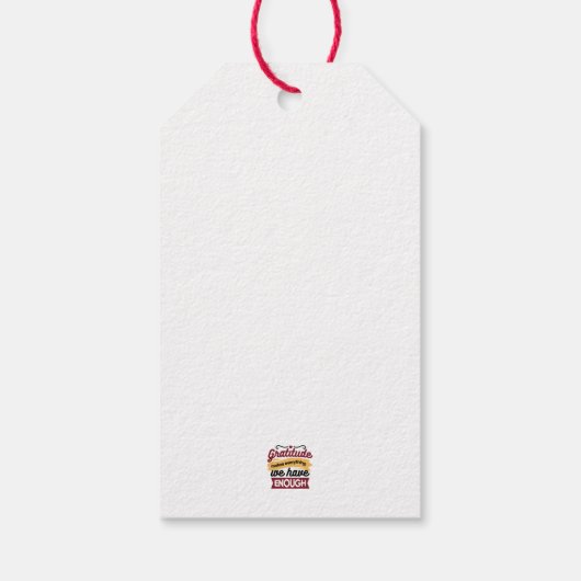 Faith and Gratitude Artwork – Uplifting Christian Geschenkanhänger (Rückseite)