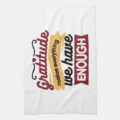 Faith and Gratitude Artwork – Uplifting Christian Geschirrtuch (Vertikal)