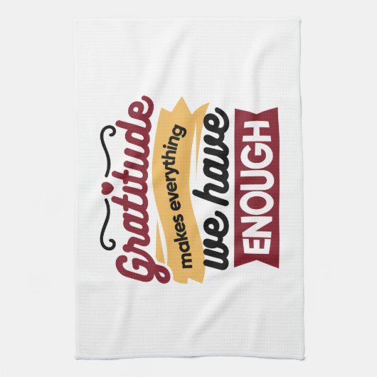 Faith and Gratitude Artwork – Uplifting Christian Geschirrtuch (Vertikal)