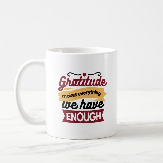 Faith and Gratitude Artwork – Uplifting Christian Kaffeetasse (Links)