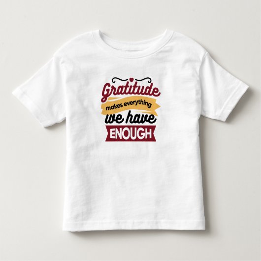 Faith and Gratitude Artwork – Uplifting Christian  Kleinkind T-shirt (Vorderseite)