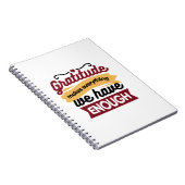 Faith and Gratitude Artwork – Uplifting Christian Notizblock (Rechte Seite)