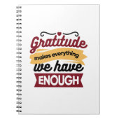 Faith and Gratitude Artwork – Uplifting Christian  Notizblock (Vorderseite)