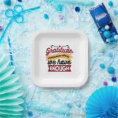 Faith and Gratitude Artwork – Uplifting Christian  Pappteller (Party)