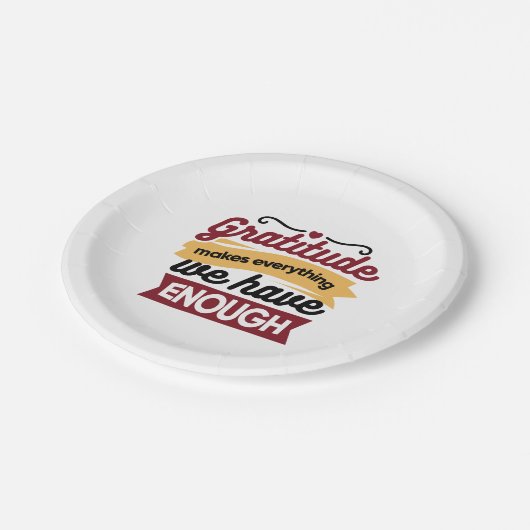 Faith and Gratitude Artwork – Uplifting Christian Pappteller (Schrägansicht)