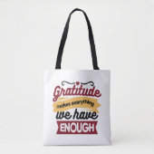 Faith and Gratitude Artwork – Uplifting Christian Tasche (Vorderseite)