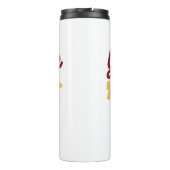 Faith and Gratitude Artwork – Uplifting Christian  Thermosbecher (Rückseite)