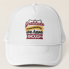 Faith and Gratitude Artwork – Uplifting Christian  Truckerkappe