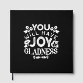 Faith and Happiness – Joy and Gladness Quotes Gästebuch (Vorderseite)
