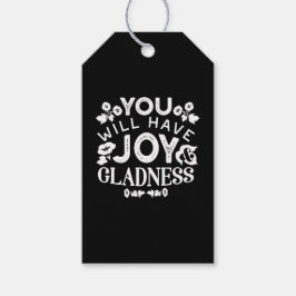 Faith and Happiness – Joy and Gladness Quotes Geschenkanhänger