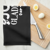 Faith and Happiness – Joy and Gladness Quotes Geschirrtuch (Viertel Falte)