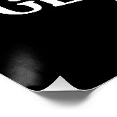 Faith and Happiness – Joy and Gladness Quotes Poster (Ecke)