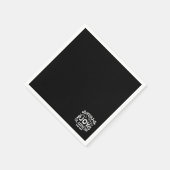 Faith and Happiness – Joy and Gladness Quotes Serviette (Ecke)