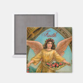 Faith Angel Magnet - 2 eines Set von 4 (Vorderseite/Rückseite)