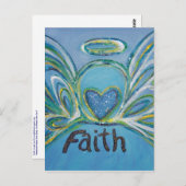 Faith Angel Postcard Postkarte (Vorne/Hinten)
