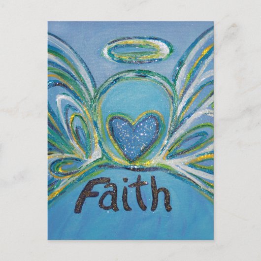 Faith Angel Postcard Postkarte (Vorderseite)