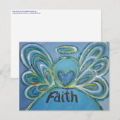 Faith Angel Postcard Postkarte (Vorne/Hinten)
