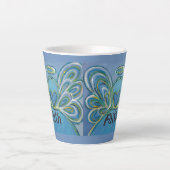Faith Angel Word Art Custom Latte Tasse Cup (Vorderseite)