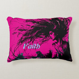 Faith Art Retro Pillow Dekokissen