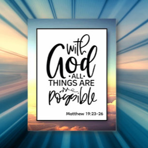 Faith based Christlich Wall Art Poster
