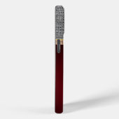 Faith Based Faux Neutral Hessian Embryo Red Heart Case-Mate iPhone Hülle (Rückseite / Rechts)