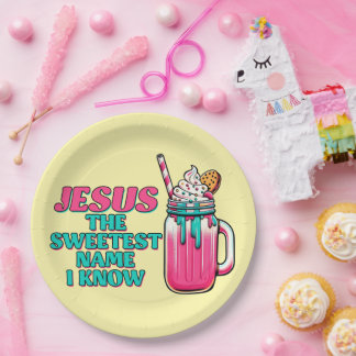 Faith Based Party Platte Pappteller