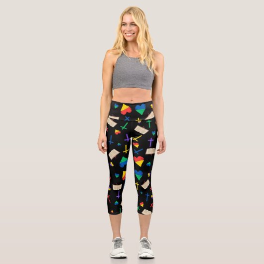 Faith basiert capri leggings (Vorderseite)