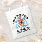 Faith Behalte uns warm - Hochwertiges Winterwerk Geschenktütchen (Ausgeschnitten)