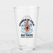 Faith Behalte uns warm - Hochwertiges Winterwerk Glas (Rückseite)