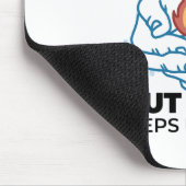 Faith Behalte uns warm - Hochwertiges Winterwerk Mousepad (Ecke)