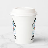 Faith Behalte uns warm - Hochwertiges Winterwerk Pappbecher (Links)