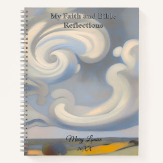 Faith & Bible Verse Reflection Spiral Notebook Notizblock