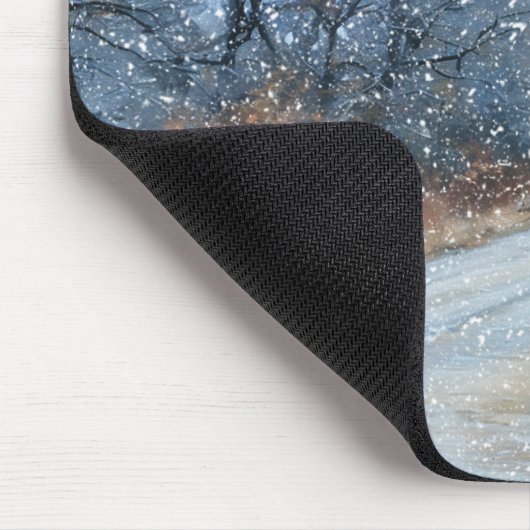 Faith Bible Verse Snow Mouse Pad Mousepad (Ecke)