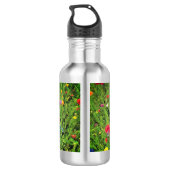 Faith Blume Custom Water BottleStainless Steel Trinkflasche (Rückseite)