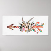Faith Blumenpfeifenplakat Poster (Vorne)