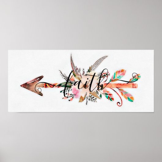 Faith Blumenpfeifenplakat Poster (Vorne)