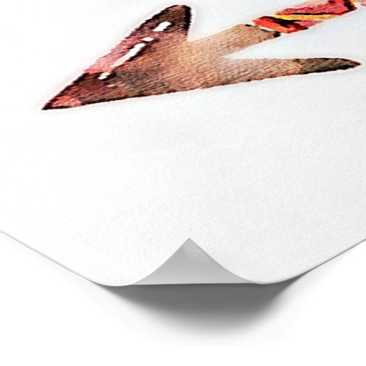 Faith Blumenpfeifenplakat Poster (Ecke)