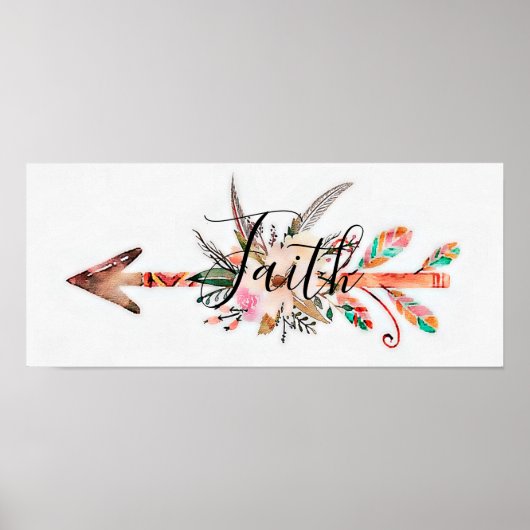 Faith Blumenpfeifenplakat Poster (Vorne)