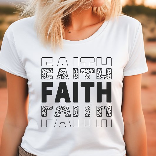 Faith Bold Design Christlich Tri-Blend Shirt