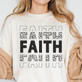 Faith Bold Design Christlich Tri-Blend Shirt